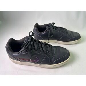 Nike Ebernon Low Premium‎ Oil Grey Purple AQ1774-003 Mens 9 Retro 80s Sneakers
